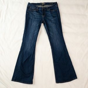 Lucky Brand Charlie Flare Dark Wash Jeans Size 6